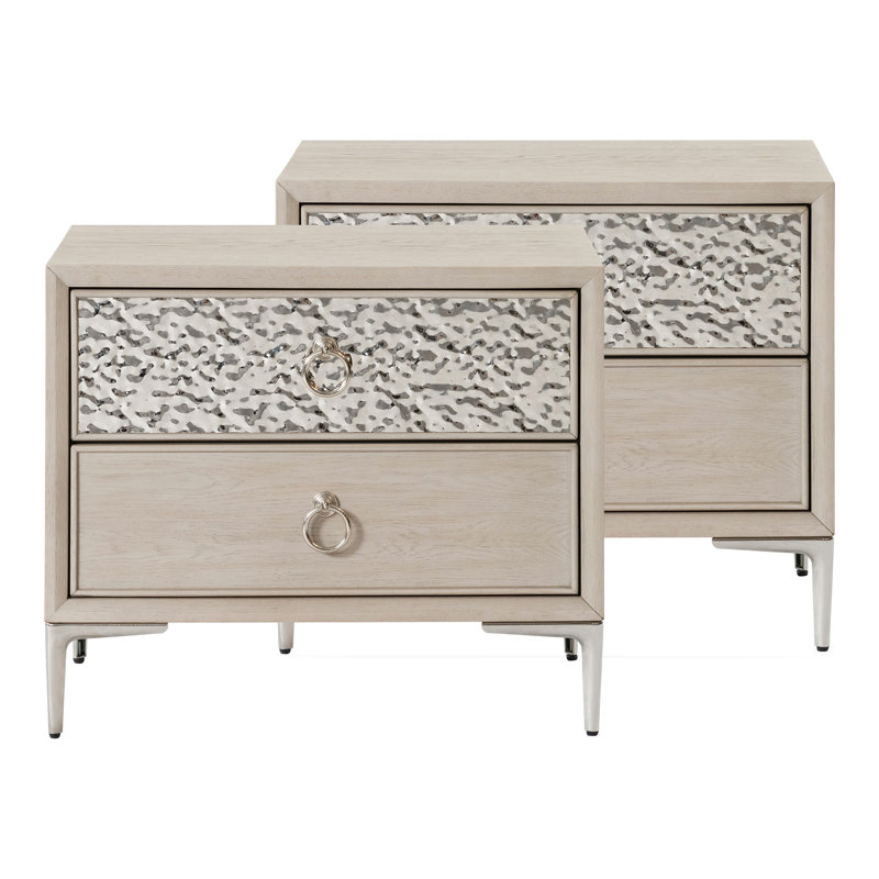 Tables de chevet Preste (ensemble de 2), Beige