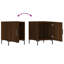 Menpal 40cm W Iron Bedside Table-1046406752