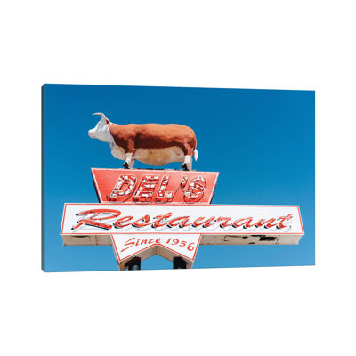 Route 66 Restaurant 1 Piece Wall Art on Canvas