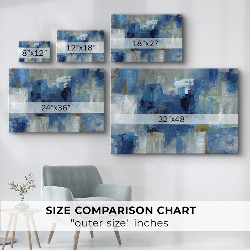 Blue Morning - galerie Cavas, H 12 po x l 18 po