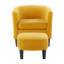 Chaise rembourrée avec repose-pieds-1783890149