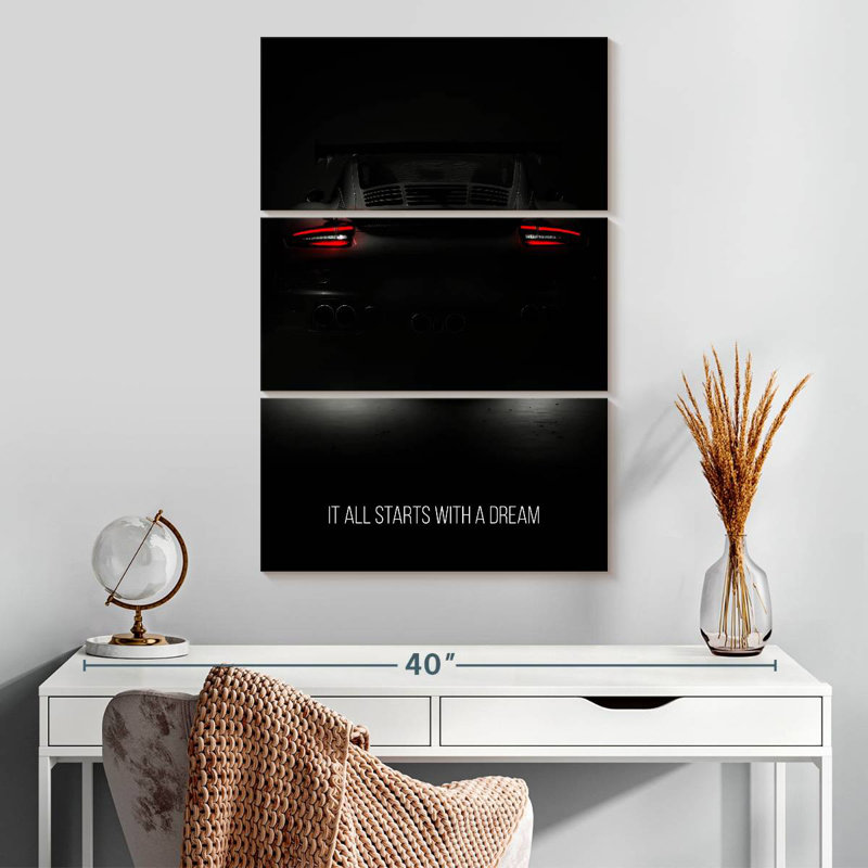 Tergel It All Starts With A Dream, 32'' H x 20'' W