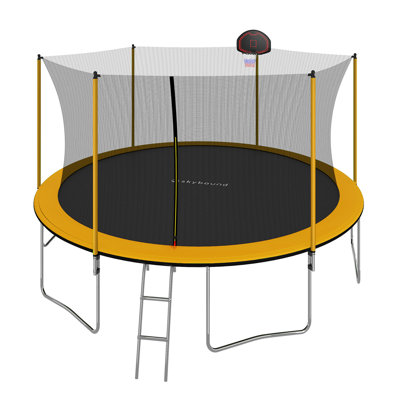 SKYBOUND Round Backyard Trampoline with Safety Enclosure