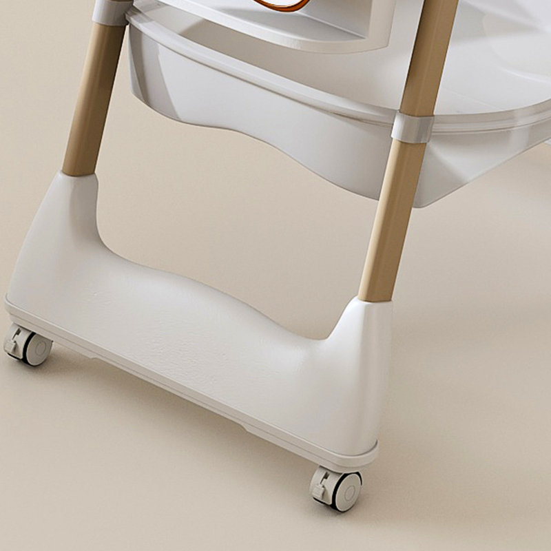 Multi - Functional Feeding Seat For 6 Months To Years, Detachable Tray, 5 Level Adjustment Developmental Dining High Chair With Compliant Surface, Deep Promotes Independence, White, Grows