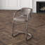 Chiavari Upholstered Stool with Metal Frame-564622947-561358513