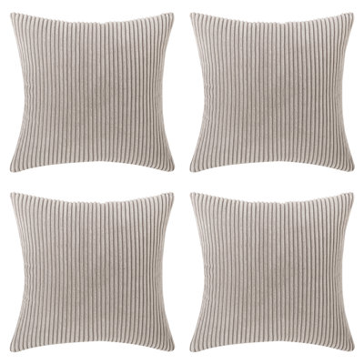 Housse de coussin à rayures