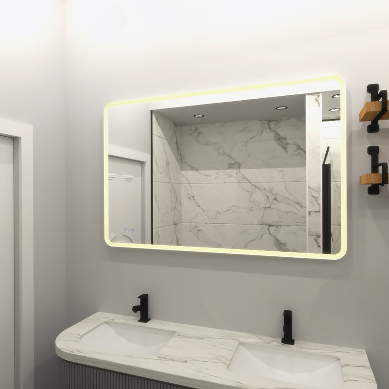 Miroir rectangulaire, 48 po x 36 po