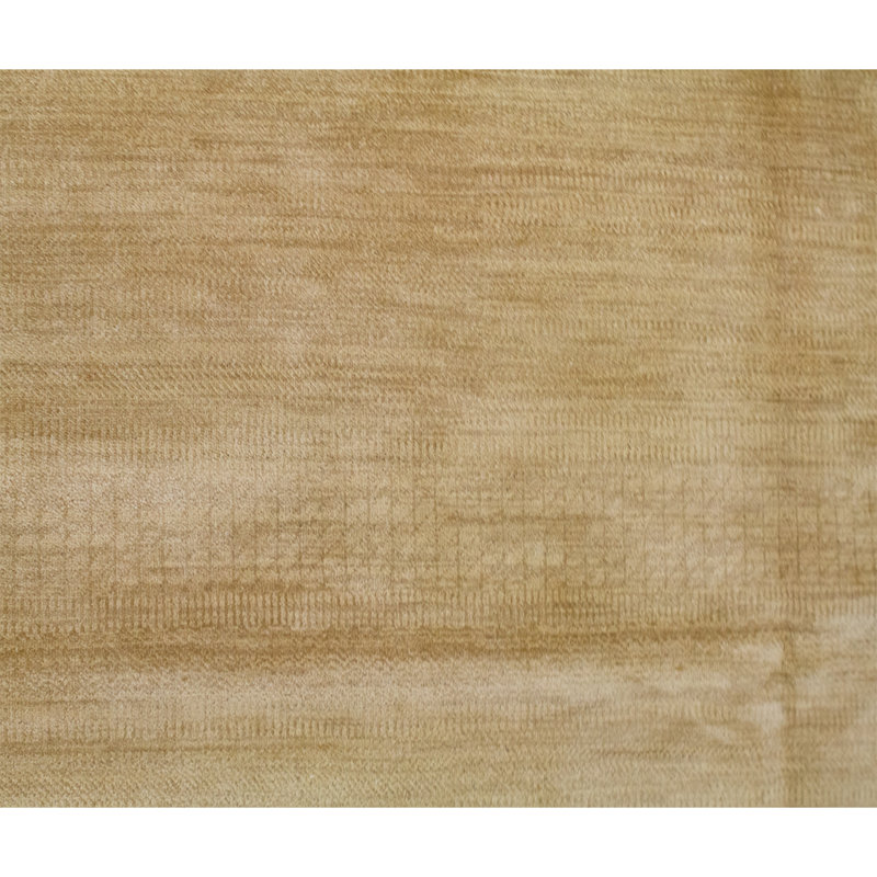 Hand-Knotted High-Quality Yellow Area Rug
