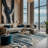 Machine Washable Gray Area Rug