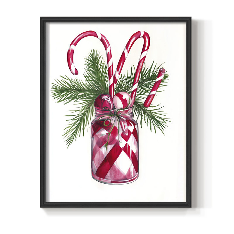 Framed Print - Solid Wood, Black, 15" H x 12" W