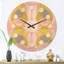 Horloge murale circulaire en bois IV-63892105
