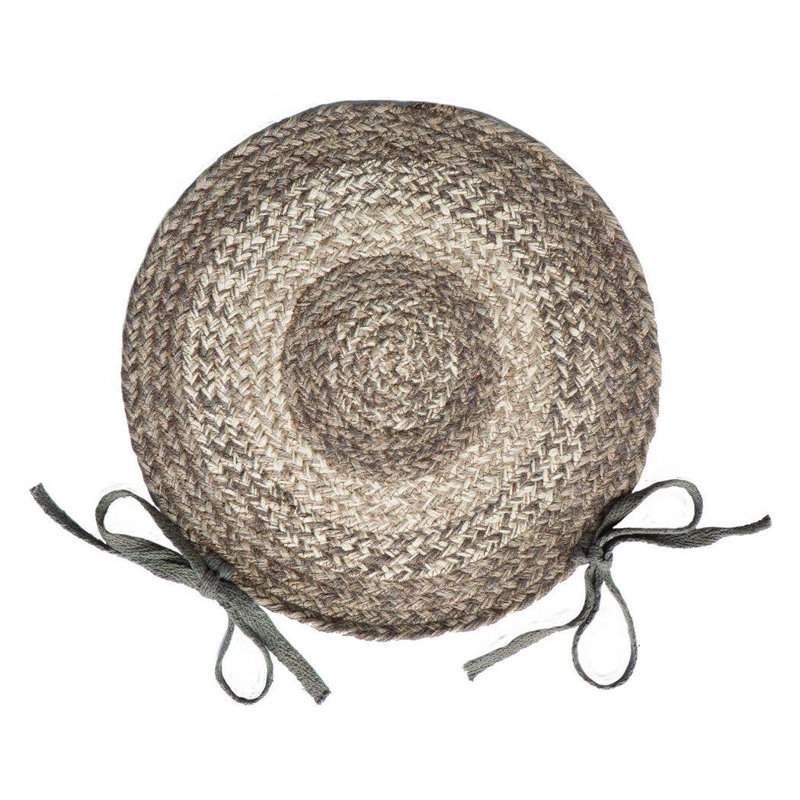 Cataleta Outdoor Dining Chair Chair Pad, Beige/Gray/Cream