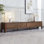 Meuble télé de style moderne et minimaliste en bois massif