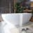 66.9'' x 29.5'' Soaking Solid Surface Bathtub