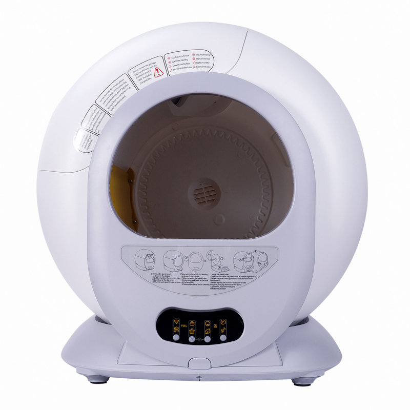 Self-Cleaning Cat Litter Box, Automatic Scooping And Odour Removal, App Control Support 2.4G Wifi (Keyed Model)