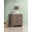 Table de chevet 2 tiroirs Brantford-1300243511