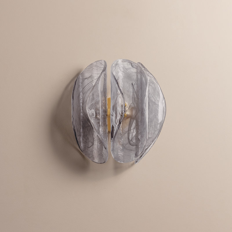 Anatase Wall Sconce in Vintage Gold Leaf