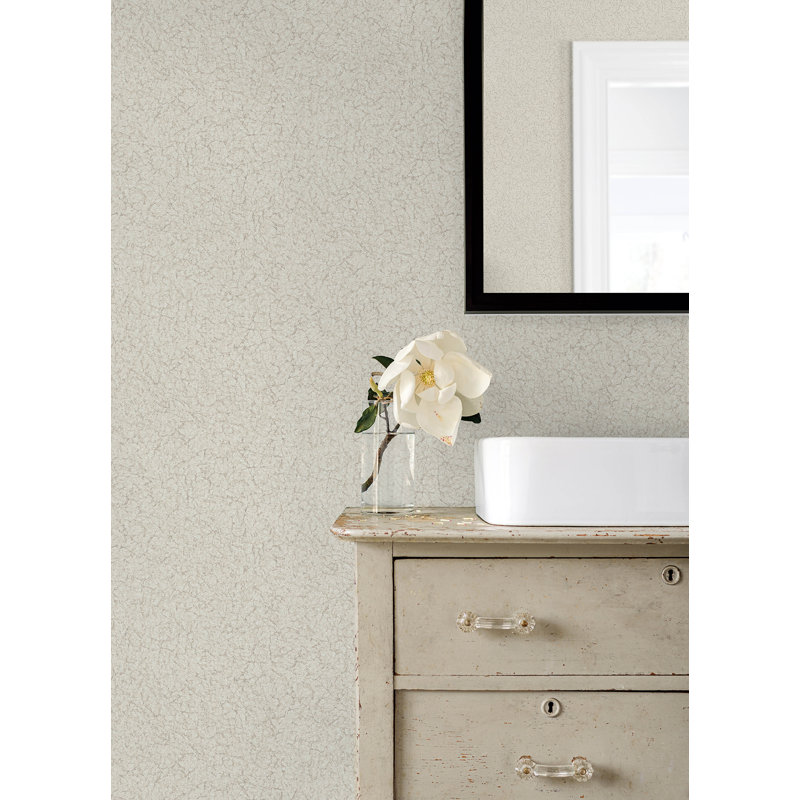Papier peint texturé Crush Capiz Dove, Blanc
