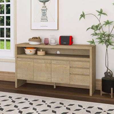 60" 3-Door Sideboard With 3 Drawers