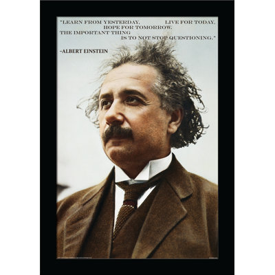 Albert Einstein - Single Picture Frame Photograph