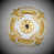 Or satiné est en rupture de stock sélectionné