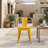 3-Piece Outdoor Bistro Set with Two Armchairs and Round Slatted Table-1358221006