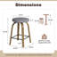 Swivel Upholstered Counter Stool