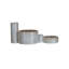 Stoneware Serveware With Vase And Candle Holder With Reactive Glaze