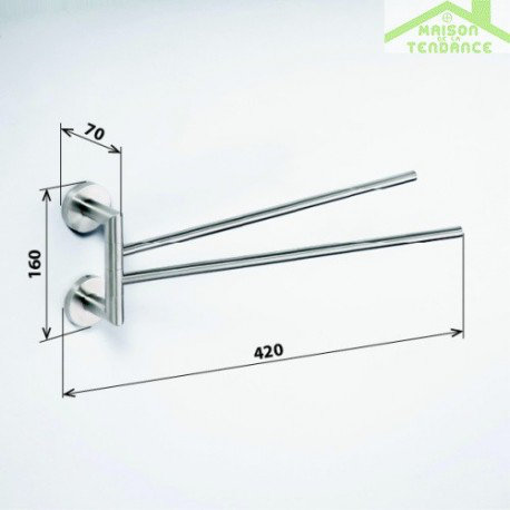 2 Towel Rail
