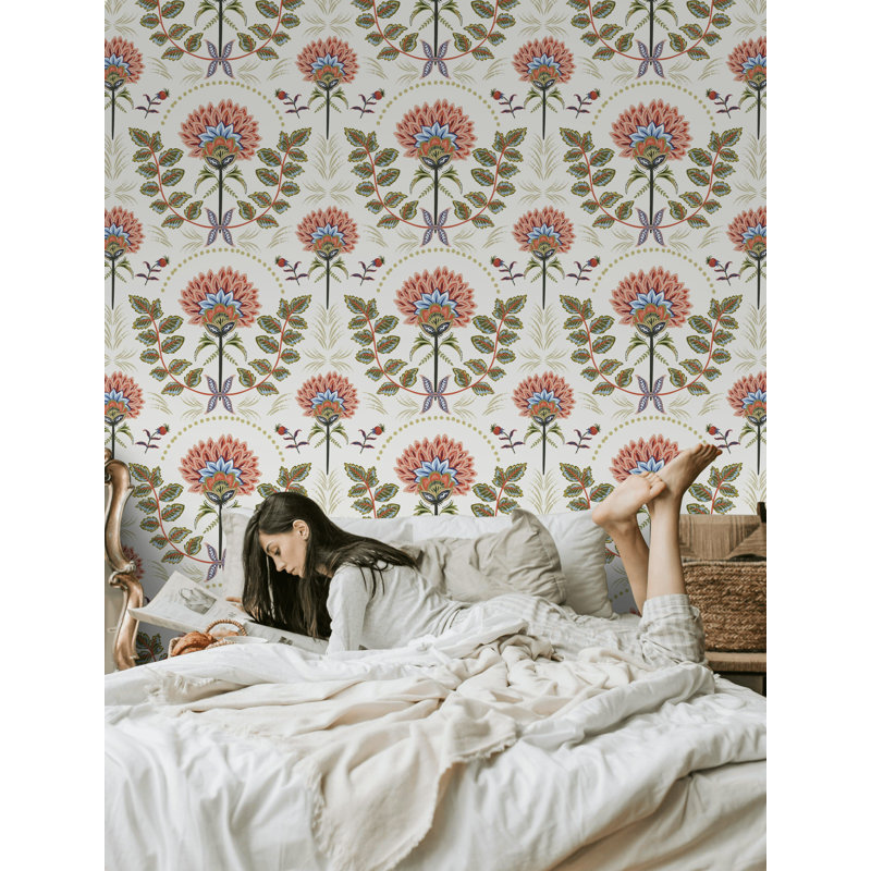 Papier peint botanique Boho Blossom