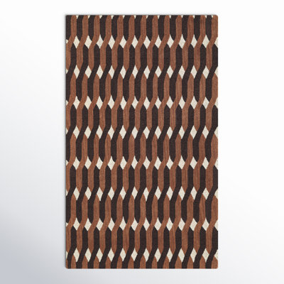 Woodcliff Hand Tufted Wool Brown Rug