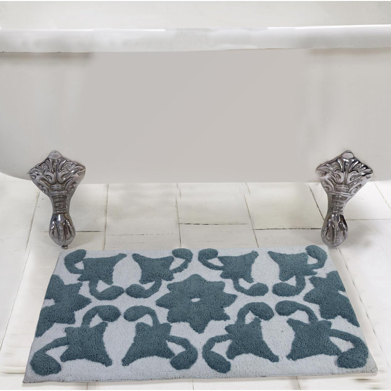 Tapis de bain Kushner, Bleu aqua
