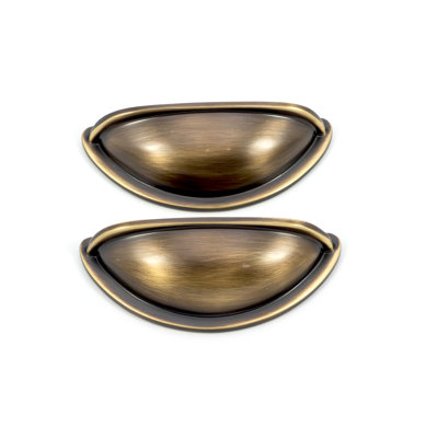 Rounded Half Moon Cabinet Cup Pull