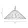 Edelare 1 - Light Beige/Smoke Glass Cone Pendant