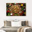 Tranches de pizza italienne sur toile-1487978955