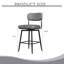Tabouret de bar rotatif 360 °-2922137