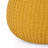 Cotton Upholstered Round Pouf Ottoman