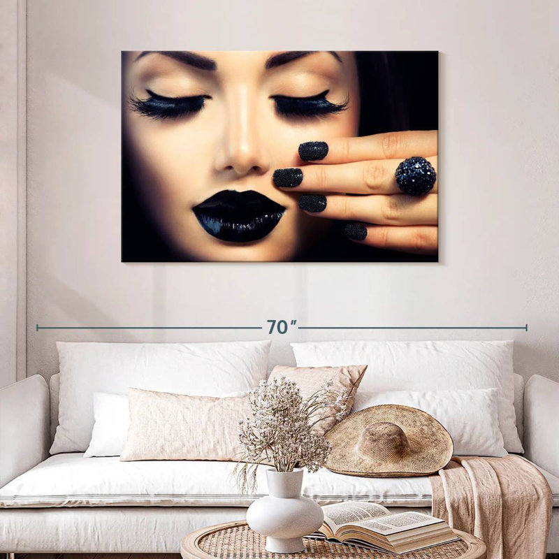 Shuttleworth Black Themed Makeup, 30" H x 45" W