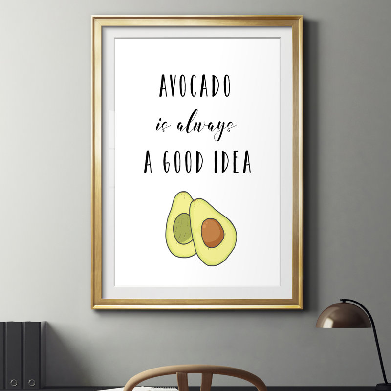 Avocat - Reproduction d'art textuel sur papier encadré, H 22,5 po x l 30,5 po x P 1,5 po, Papier avec cadre doré