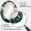 Siummer Bloom of Peony Petal Serenity - Miroir décoratif floral ovale sur métal-2034448505