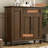 Light-walnut Solid Wood Shoe Storage Bench-1872529043