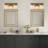 Belser 3 - Light Dimmable Brass/Black Bathroom Vanity Light