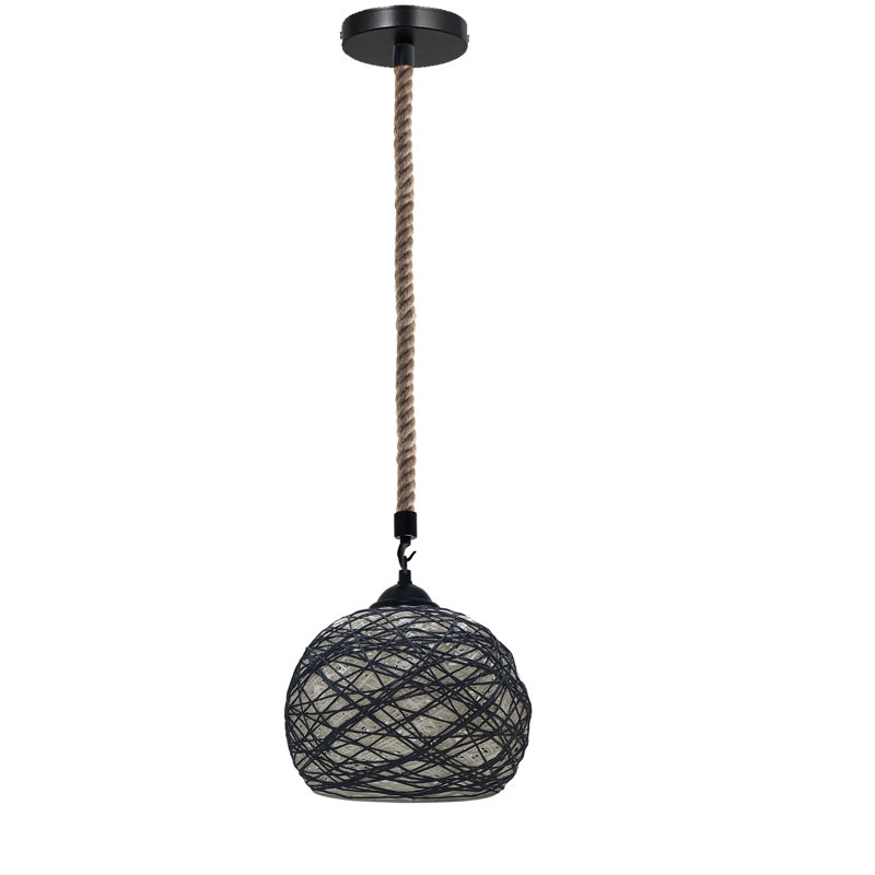 Gingerich 1 - Light Black Single Pendant, No