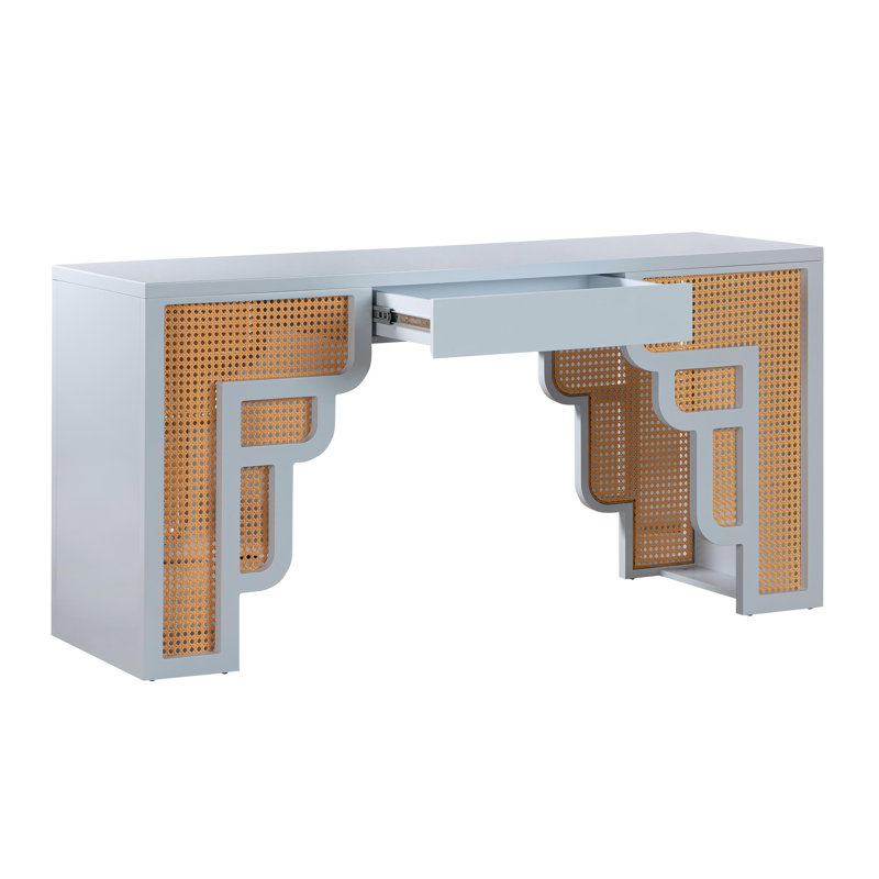 Executive Desk, Pastel Blue