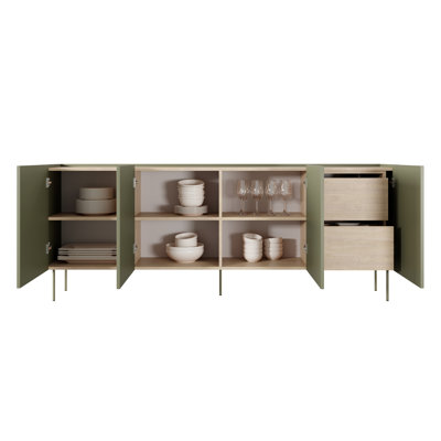 Caparro 220 Cm Wide 2 Drawer Sideboard