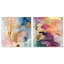 Ensemble de 2 feuilles décoratives dorées par Art Remedy-114220314-114220310