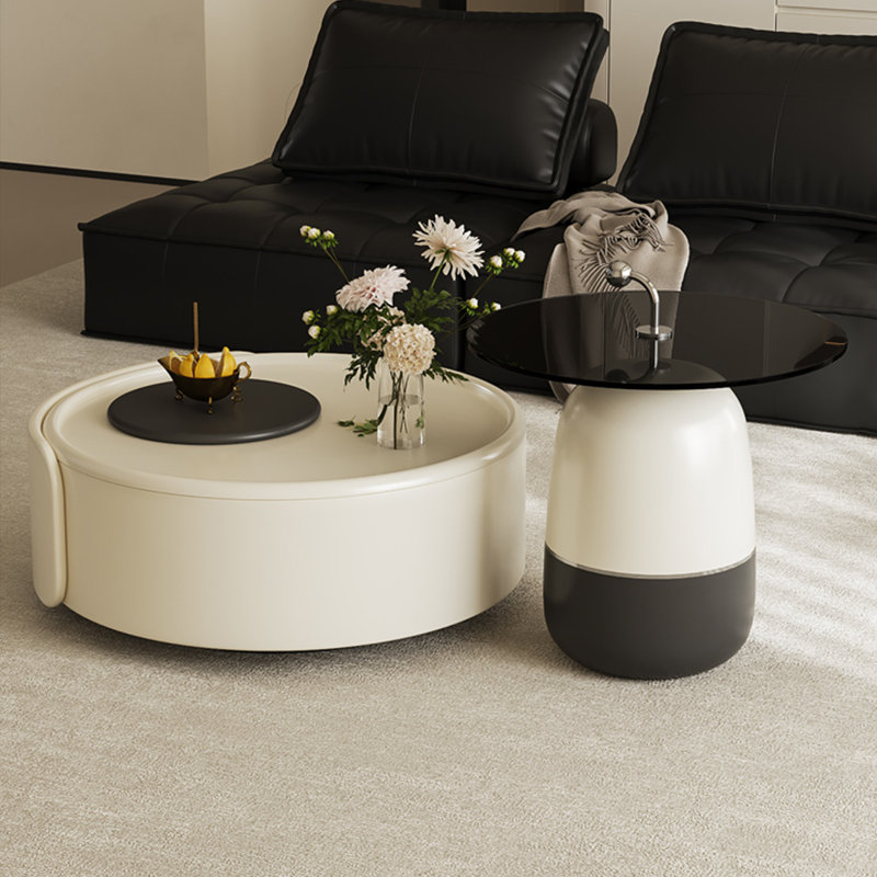 Ensemble de tables basses Modern, H 13,38 po x L 27,56 po x P 27,56 po