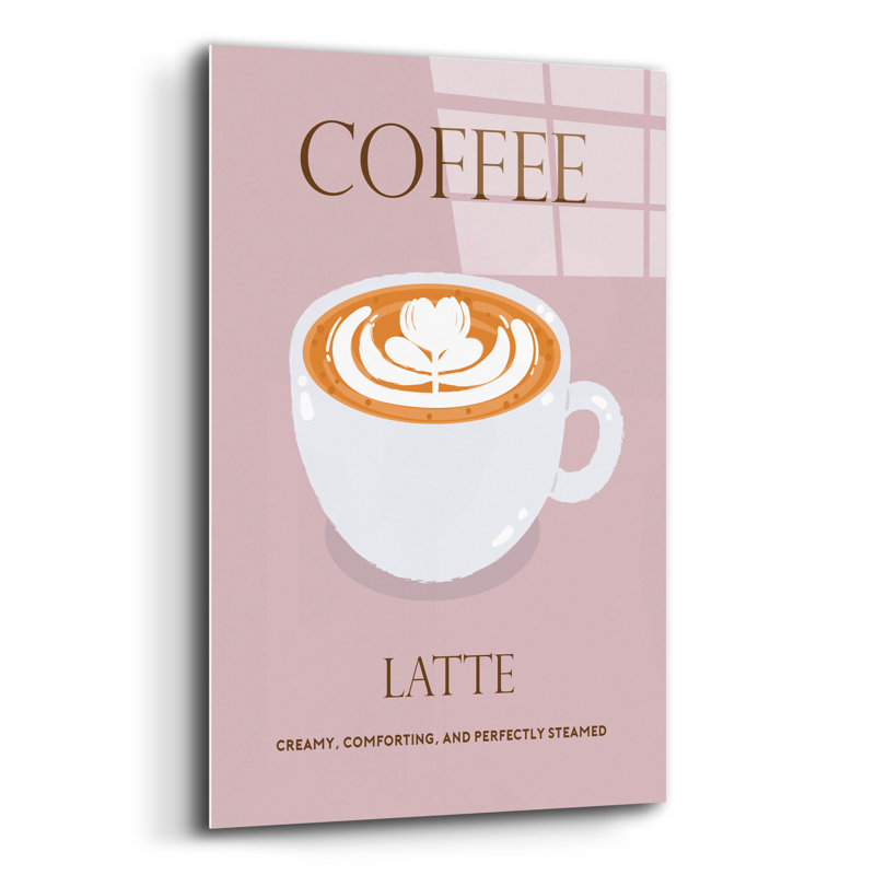  «Latte» par l'Arctique, art mural en verre acrylique, 16 po x 24 po, H 24 po x l 16 po