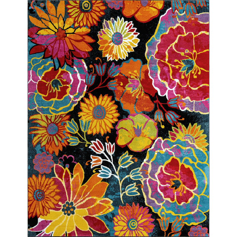 Lorene Floral Indoor Rug, Rectangle 10' x 13'
