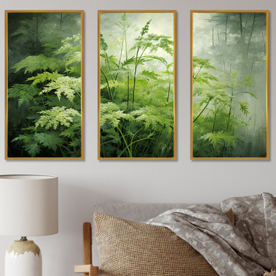«Herbs Pottery Delights 1 - Floral Herbs», art mural